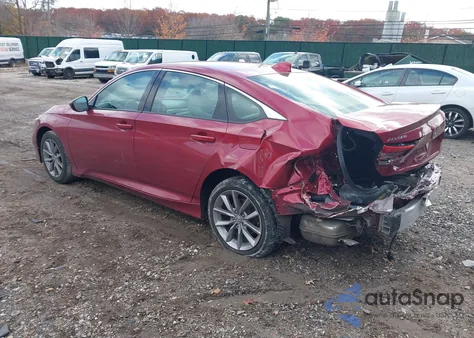 2021 Honda Accord Lx z USA, uszkodzony, nr VIN 1HGCV1F18MA038694